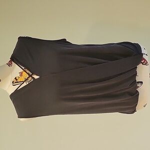 ALYA black sleeveless blouse.  Size is Large.